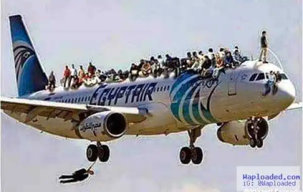 Hilarious Photo: When Edo People Hear There Is Free Flight To Europe!